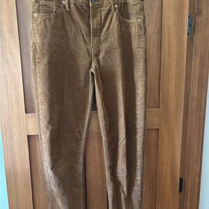 Vintage slim corduroy pants
